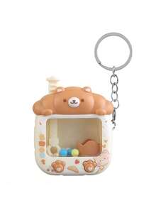 Funny Claw Machine Keychain, Mini Home Doll Catcher Doll, Small Plush Grabber Pendant Accessory - Multicolor - View 7