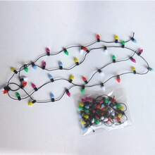 1m Miniature Doll String Lights: 1/12 Scale Fake Miniature Lamps For New Year, Easter, Celebrations, Electroplated Mini Light Bulb Beads String, Non-Electric, Multi-Style Christmas Holiday Decor Lights, Party Decoration, Model Scenes (Random Lamp Color) - Multicolor - View 17