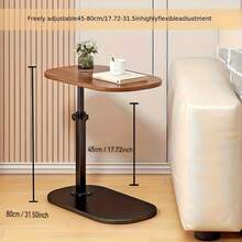 Office Desk Computer Workstation Laptop Desk, A Portable And Adjustable Side Table/Folding Table, Suitable For Home Office Desks, Coffee Tables And Bedside Sofas, For Office Receptions, Offices, Holiday And Mother's Day Gifts - 咖啡色 - 查看 5