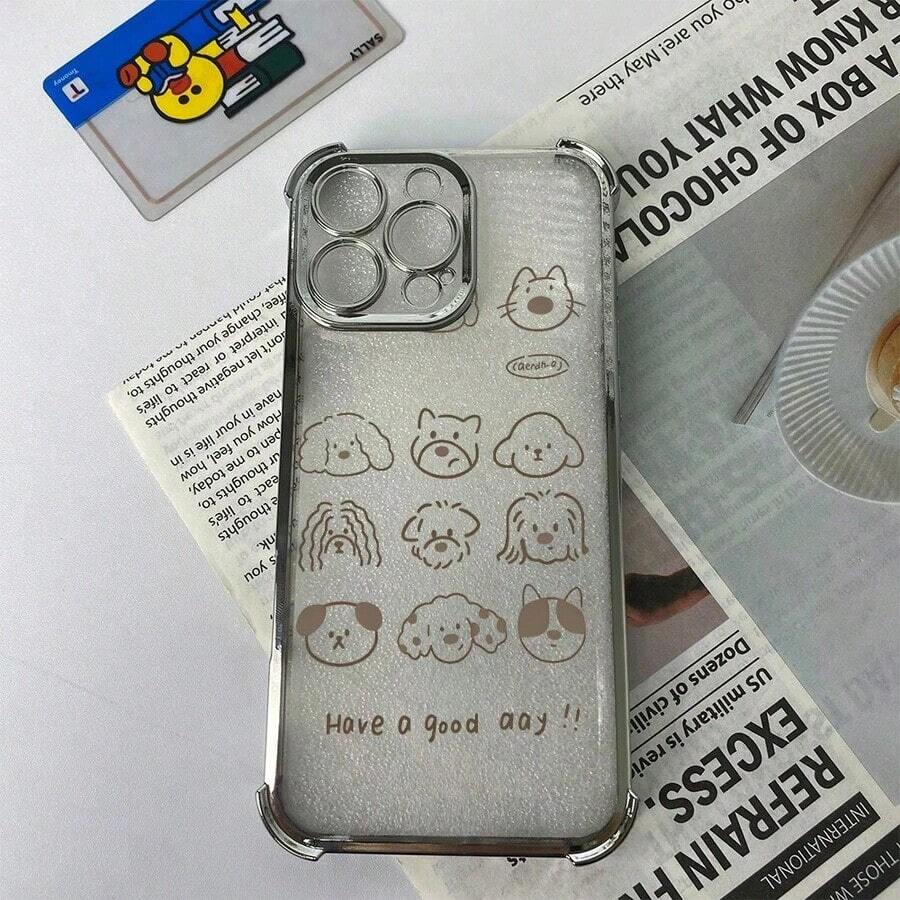 こちらの手なぞりきスタイルのかわいい動物の頭の電話ケースは、衝撃吸収のための4つのコーナーのエアバッグと、落ちるから電話を効果的に保護するするための高い透明性TPUコーティングが特です。 17、16、15、14、13、12、11 Plus、17 Pro、17 Pro Max、17 Air、および17シリーズに適しています。 お友達、愛する人、または自分自身を分けるへの完璧なクリスマスプレゼントです。 - ゴールド - チェックする 1