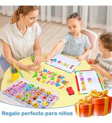 TendenciaWegalife. ®   Juego De Letras Magnéticas En Español, Alfabeto Magnético Material Montessori Didactico Para Hogar Y La Escuela Con 3 Plumones Y Borrador, Juguetes Educativos Para NiñosCalidad premium - Bolsas únicas para comercio y eventos - Ver 7