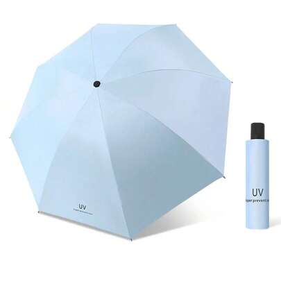 Amo Sombrinha GUARDA CHUVA UV BLACKOUT MANUAL LISO PEQUENO HOMENS E MULHERES SOMBRINHA