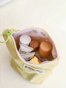 1pc Cute/Nylon Multi-Functional Portable Makeup Bag/Lipstick & Miscellaneous Items Pouch, Sanitary Pad Organizer Bag, Compact Carry-On Pouch - Multicolor - View 7