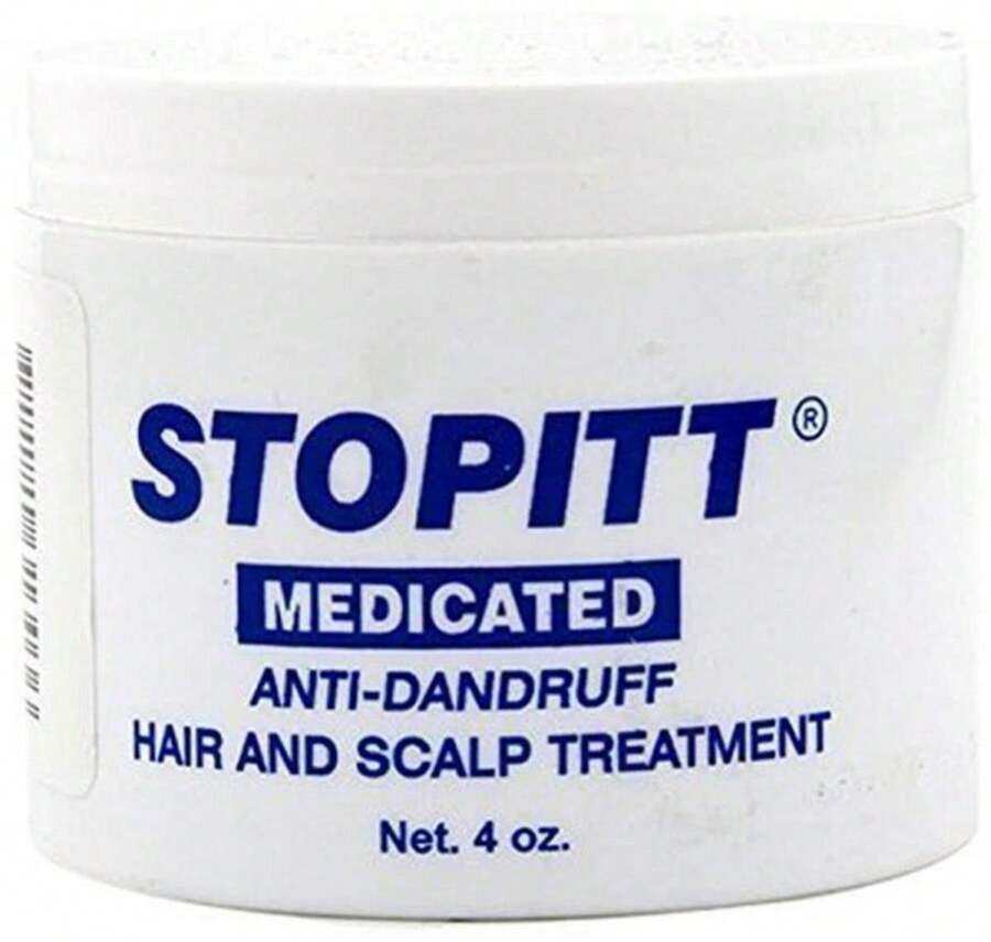 Stopitt Medicated Anti-Dandruff Hair &Amp; Scalp Treatment, 4 Ounce - White - View 1