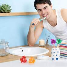 4pcs Hxezoc Toothbrush Covers, Keep Toothbrush Fresh And Clean, Fit Most Manual And Electric Toothbrushes - Multicolor - View 11