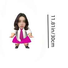 A Personalized Custom Pillow, A Customized Photo Pillow As A Gift, And A Couple Pillow With The Groom's Image Printed On It. - Red Skirt - View 3