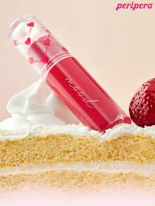 K-Beauty Peripera Ink Mood Glowy Tint,Water Bare Tint,Mirror Watery Lip Gloss,Glass Lip Gloss,丰唇,自然保湿,轻盈,提亮肤色,持久显色,舒适不粘腻,适合戴口罩使用,不留白膜,K-Beauty,韩国彩妆 - #30 HAPPY BERRY - 查看 6