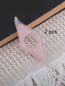 1pc Creative Color Thumb Bookmark, Home Reading Aid, Student Book Accessories Handy Bookmark, A Great Gift For A Friend - Multicolor - View 19