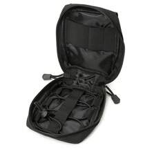 1 حقيبة فارغة فقط، حقيبة طبية طارئة متعددة الاستخدامات للخارج، حقيبة محمولة من أكسفورد 1000D، حقيبة تكتيكية، تخزين، صندوق إسعافات أولية - أخضر عسكري - مشاهدة 3