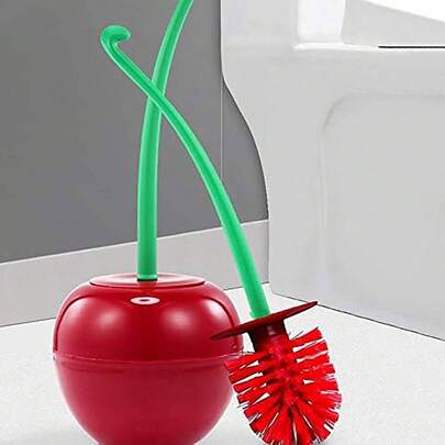 1 piezas Escobillas para el Water Conjunto de cepillo para inodoro de cereza, accesorio de baño creativo para cepillo de inodoro