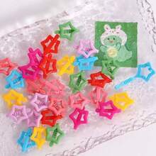 Assorted Candy Color Dopamine Star, Frog, Bow Tie Mini Hair Clips, Pet Hair Accessories - Multicolor - View 5