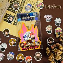 Harry Potter 20张复古哈利波特贴纸，霍格沃茨学院徽章和人物图标，防水乙烯基贴纸，适用于日记本、电子产品保护套、DIY剪贴簿——送给哈利波特粉丝的完美礼物 - 彩色 - 查看 1