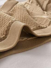 Women Comfortable Seamless Plus Size Front Closure Bandeau Bra ,Elegant Wireless Bras Brassiere For Larger Sizes,Black Top - 黑色 - 查看 7