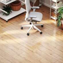 Anti-Slip Floor Protection Mat, 1.5 Mm Thick, 120 X 120 Cm, Transparent - White - View 9