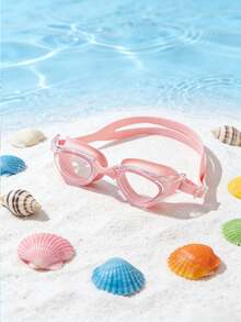 Adult Professional Swimming Goggles, High Transparency Anti-Fog Waterproof, Dual Silicone Sealing Strap, Essential For Swimming Pool, Beach, Training