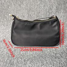 Elegant Women's Shoulder Bag With Gold Chain Strap, Pink Accent And Classic Design - Fashionable Dual-Tone Crossbody Bag, Suitable For Daily Use - Black - View 3