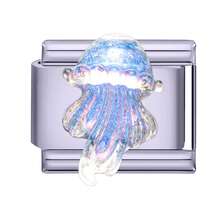 1pc Lavender Series DIY Modular Bracelet, Featuring Butterfly, Shell, Heart, Moon Elements, Rhinestone Design, Urban Casual Style, Essential For Christmas & Halloween, Autumn Tones, Local , Practical & Fashionable, Christmas Style, Charming Design, Stainless Steel Jewelry, Christmas Decor - M293579 M293580 - View 9