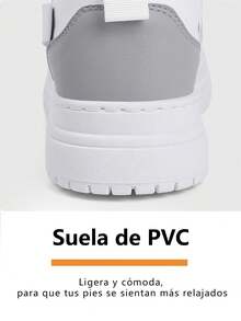 Zapatos deportivos para hombre, zapatos deportivos con bloques de color para hombre, zapatos casuales para hombre, zapatos deportivos para estudiantes, zapatos con cordones antideslizantes multifuncionales, adecuados para la escuela, los desplazamientos y el uso diario. - Gris blanco - Ver 9