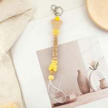 1pc Personalized Bear Keychain, Name Keyring, Party Favor, Bag Charm, Personalized Gift