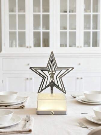 1 pieza Luz de ambiente giratoria 3D - 16 colores RGB, recargable por USB, regulación táctil, crea efectos visuales encantadores para dormitorio, bar o mesa de café