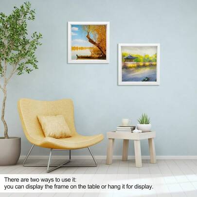 1個 3Dホロースクエア フォトフレーム - ハンドメイド デスクトップ装飾 | 壁掛け式 ドライフラワー/蝶の標本/ウェディングの思い出/工芸品の賞/チケット/写真の展示 | 2026年新作 クリエイティブなホームデコレーションギフト