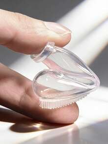 1/3/5/10/12/20pcs Pet Finger Toothbrush, Soft Silicone Dog Cat Teeth Cleaning Tool, Small & Gentle Brush Head, Suitable For Puppy Kitten Oral Care Hygiene, Pet Supplies, Protect Dog Teeth - Clear - View 6