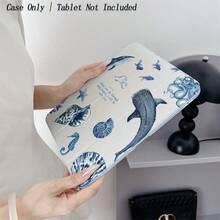 1 件装水彩励志语录图案平板电脑保护套 - 适合喜爱充满力量和浪漫设计风格的用户，带笔槽，兼容 10.9/10.2/Air 第五代/Pro 11/第十代/9.7/Air 2/（第七代）/（第八代）/Air 4/5/Pro 11/第十代 10.9 英寸 2022 款智能保护套 - 彩色 - 查看 9