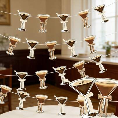 Concentrated Coffee Martini Garland Banner, Birthday Party Decoration, Coffee-Themed Party Decoration