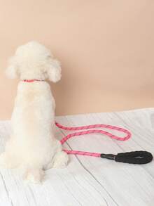 A Nylon Rope Pet Leash Suitable For Walking Cats And Dogs. - Pink - View 5
