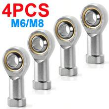 M6 M8 Female Rod End Bearing Rose Joint Right Hand Thread RH New - Silver - View 11