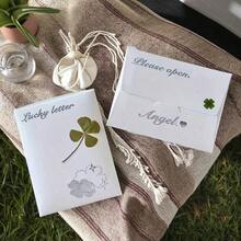 1Pc Envelope Stationery High Value Letter Floating Pack Creative Greetings And Commemorative Gifts Handwritten Messages, Suitable For Wrapping Holiday Cards, Personal Gifts For Friends, Classmates - 白色 - 查看 3