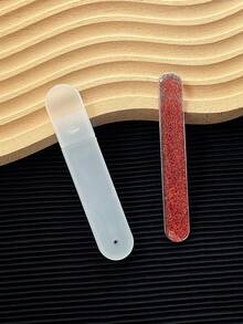 1支彩色玻璃指甲锉抛光棒，手足护理玻璃抛光块，指甲锉打磨去除死皮工具，美甲玻璃棒 - 彩色 - 查看 6