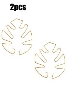 12/6/2/1件装金属龟壳叶形植物支架 - 耐用强力夹，龟壳竹子支撑系统，植物茎秆固定器，促进植物健康生长，装饰性花园支撑结构，攀援植物棚架，金属稳定器，植物生长支撑，植物支撑结构，攀援植物棚架 - 金色 - 查看 16