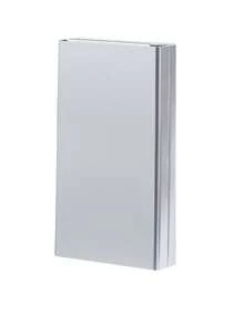 1个金属香烟盒，适用于普通尺寸、加大尺寸、100支装香烟，可装20支雪茄，便携式香烟收纳盒，男女通用，吸烟配件，香烟盒，礼品