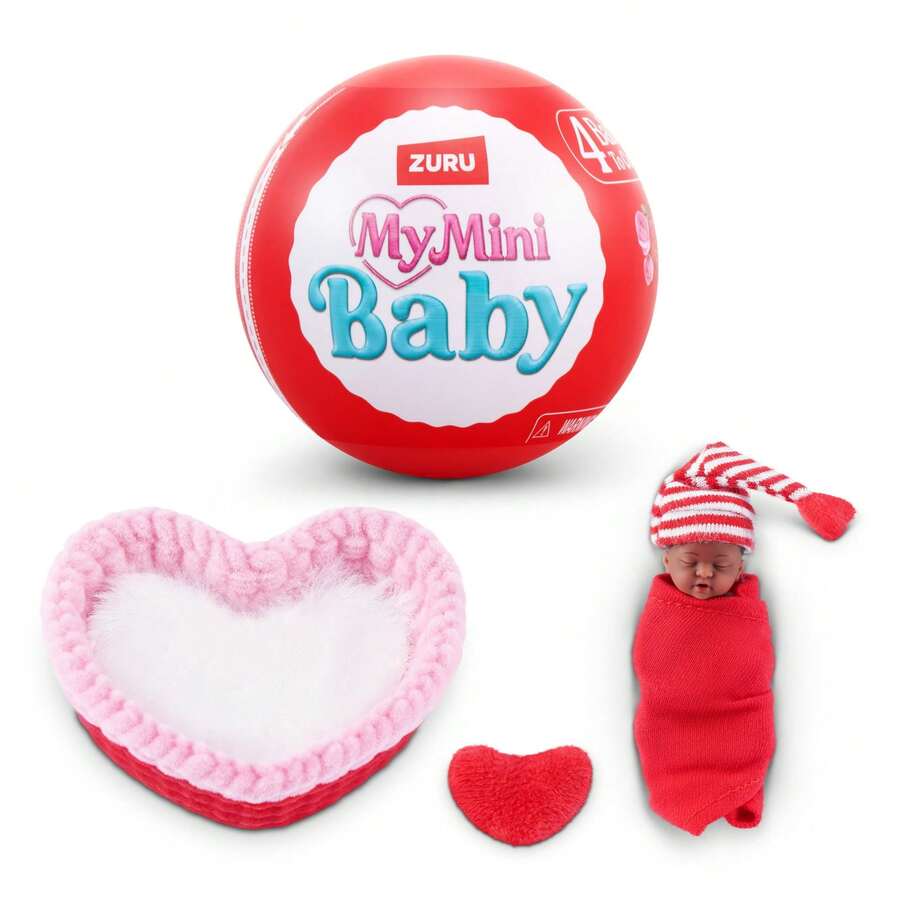 ZURU Resmi Berlisensi MY MINI Baby Sweet Hearts Blind Box, Boneka Bayi Mini dengan Aksesoris, Hadiah Hari Anak yang Sempurna untuk Anak Perempuan Usia 3+ Gaya Acak - MultiWarna - View 1
