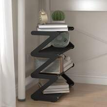 4-Tier Simple Black Storage Rack/Shoe Rack, Easy Assembly Without Tools, Portable And Movable, Space-Saving Design - Black - View 4