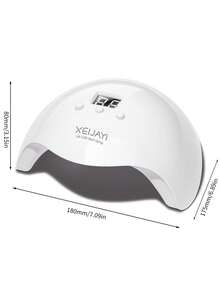 XEIJAYI 1个20珠白色UV LED美甲灯，专业美甲烘干机，凝胶美甲油灯，带3档定时功能的UV美甲LED烘干灯 - 白色 - 查看 11