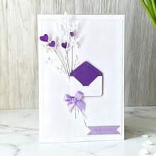 Creative Envelope Cutting Dies, DIY Scrapbooking Album And Embossing Stencil, Greeting Card Making Tool, Card Paper Cutting Crafts ,Gift Card Making Template Die Cuts. - Silver - View 2