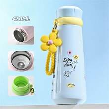 新款高品质多巴胺保温水瓶，316不锈钢材质，带提手，方便携带，学生及情侣礼物水杯 - 彩色 - 查看 11