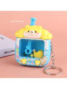 Funny Claw Machine Keychain, Mini Home Doll Catcher Doll, Small Plush Grabber Pendant Accessory - Multicolor - View 13