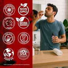 GuruNanda Cinnamon Oil Pulling Travel Sized Mouthwash, Promotes Calmness, With Neem &Amp; Ashwagandha For Fresh Breath &Amp; Happy Gums, Alcohol-Free, TSA-Friendly, 3 Oz (Pack Of 2) - ColorB - View 9