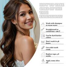 Body Wave Tape In Hair Extensions Real Human Hair 20pcs Tape Ins Human Hair Extensions Dark Wine Human Hair Tape In Soft Skin Wet And Invisible - S99J - View 9