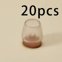 Large Round Transparent Felt Chair Leg Covers, Silicone Chair Leg Pads, Anti-Slip For Restaurant, Hotel, Cafe - Multicolor - View 7