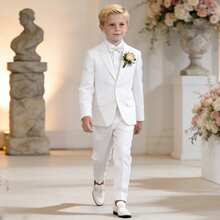 Boy's Dress Shoes Formal Tuxedo Shoes Slip-On Loafers For Party Wear - trắng - Xem 8