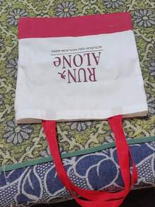 Fashionable Casual Large Capacity Tote Bag, Minimalist Design, Suitable For Students, Commuting, Versatile - White - View 3