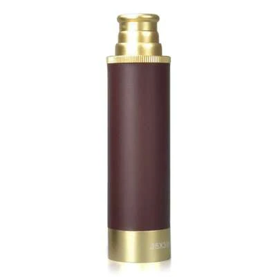 25x30 högförstorande piratstil fickteleskop med monokulärt teleskop | Kompakt retro vintage-teleskop för vuxna och barn | Bärbart kikarsikte för utomhusbruk och resor, perfekt för konserter, jakt, fågelskådning och nautisk inredning