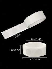 (500pcs/5pks)(300pcs/3pks)(100pcs/1pk) Balloon Glue Dots, Double-Sided Adhesive Dots For DIY, Party Decorations, Suitable For Parties, Gatherings, Holiday Venue Decoration Baby Shower Family Decorations Gifts Valentines Gift Bathroom Essentials - Nhiều màu - Xem 1