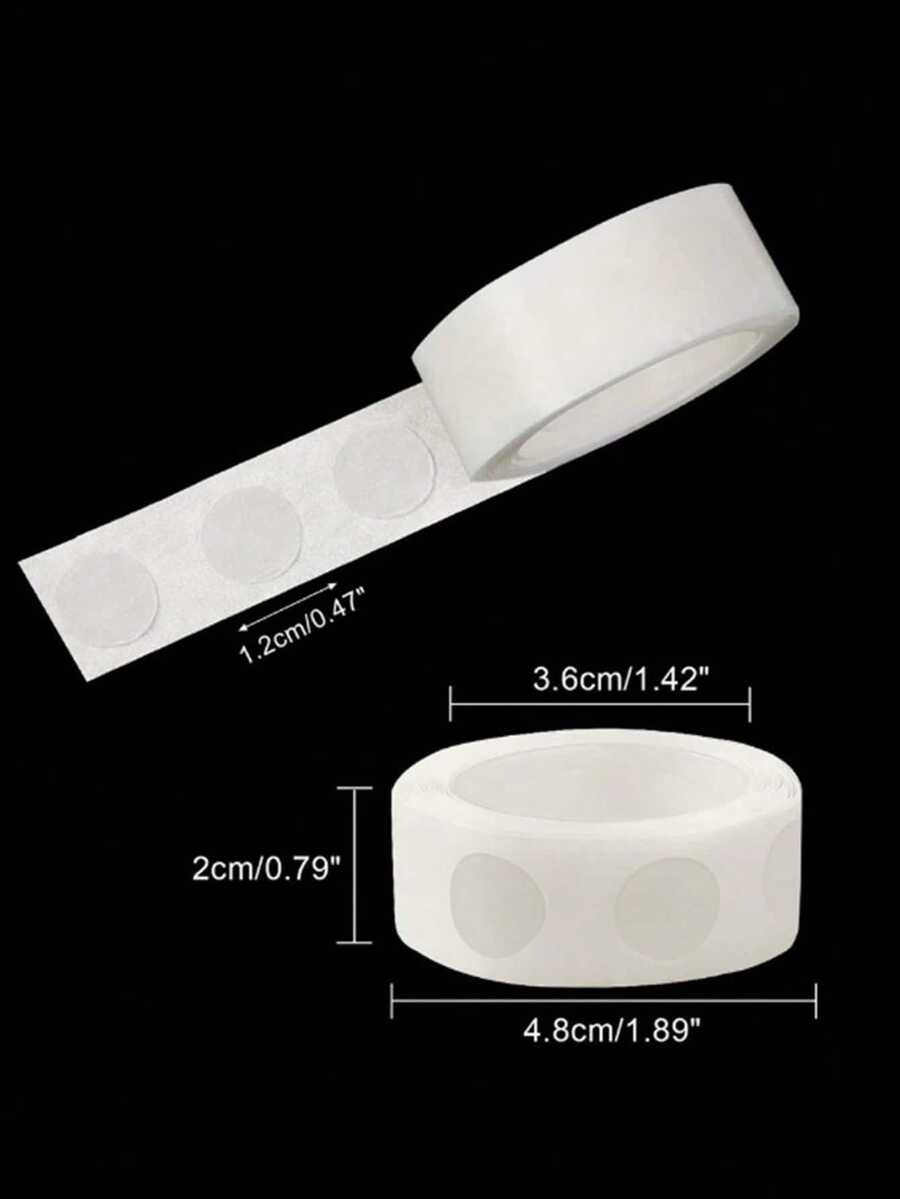 (500pcs/5pks)(300pcs/3pks)(100pcs/1pk) Balloon Glue Dots, Double-Sided Adhesive Dots For DIY, Party Decorations, Suitable For Parties, Gatherings, Holiday Venue Decoration Baby Shower Family Decorations Gifts Valentines Gift Bathroom Essentials - Nhiều màu - Xem 1