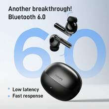 PHILIPS 飞利浦真无线耳机，蓝牙6.0，ENC主动降噪，超长续航，高品质音效，运动音乐，TAT1120 - 黑色 - 查看 5