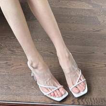 High Heel Sandals For Women - Beige - View 4